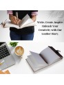 Genuine Leather Bound Journal Brown Notepad Writing Diary Sktetchbook For Artist